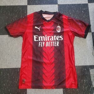 Puma 24-25 ac milan soccer jersey SZ Xl rafael leao 10 Official